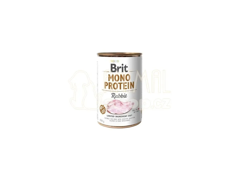 Vysoce Kvalitní Brit Dog konz Mono Protein Rabbit 400g