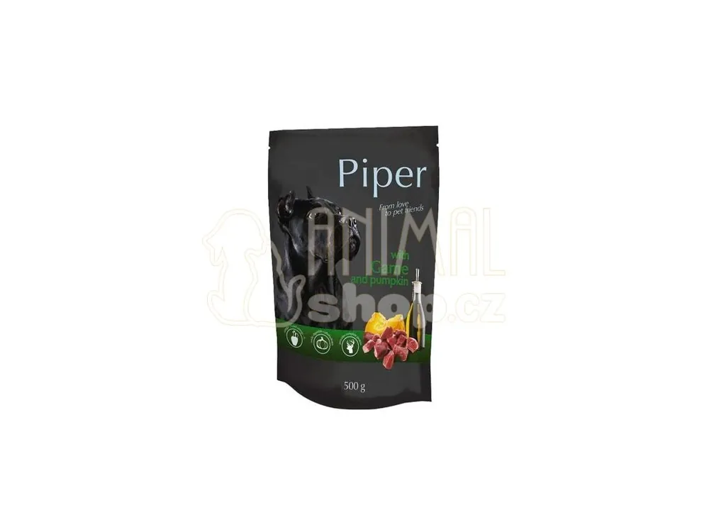 NEW PIPER se zvěřinou a dýní, kapsička pro psy 500 g Objednat Nyní