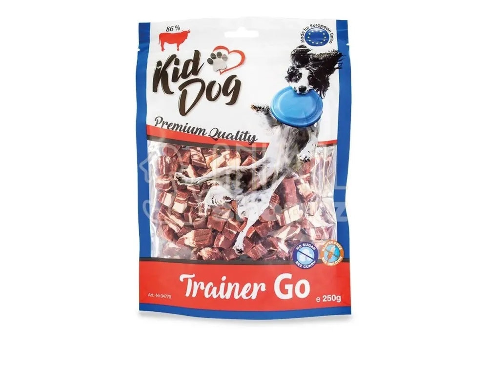 Nejlepší Cena KIDDOG TRAINER GO mini hovězí kostičky 250 g