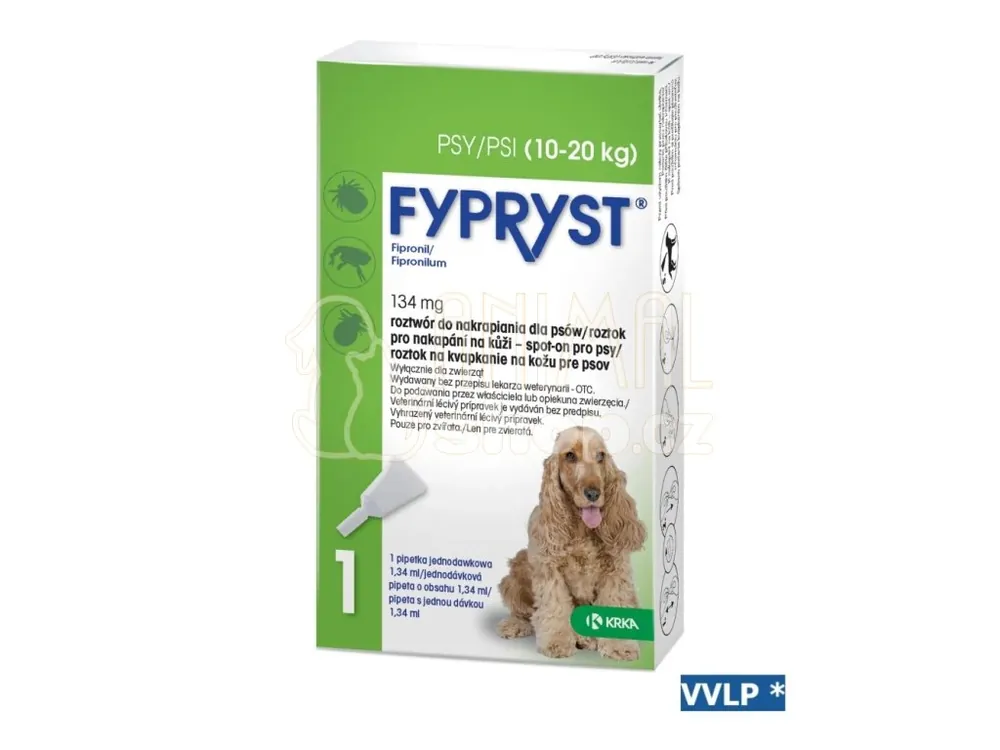 Hit Sezóny Fypryst spot-on pro psy M 1 x 1,34 ml