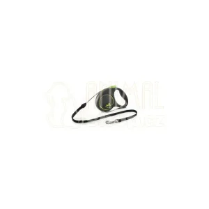 Vodítko FLEXI Black Design S lanko 5m/12kg zelená Akční Cena