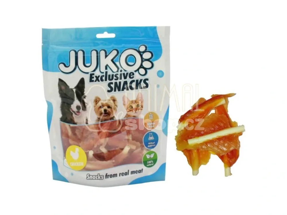 Oblíbený Mini Chicken Soft Jerky with Calcium Bone JUKO Snacks 250 g