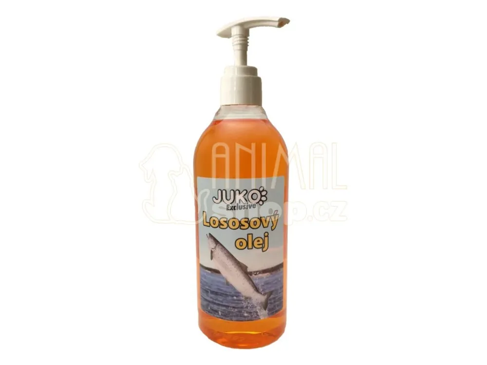 Lososový olej s pumpičkou JUKO (500 ml) Víkendová Akce