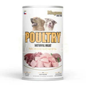Super Cena MAGNUM Natural POULTRY Meat dog 1200g