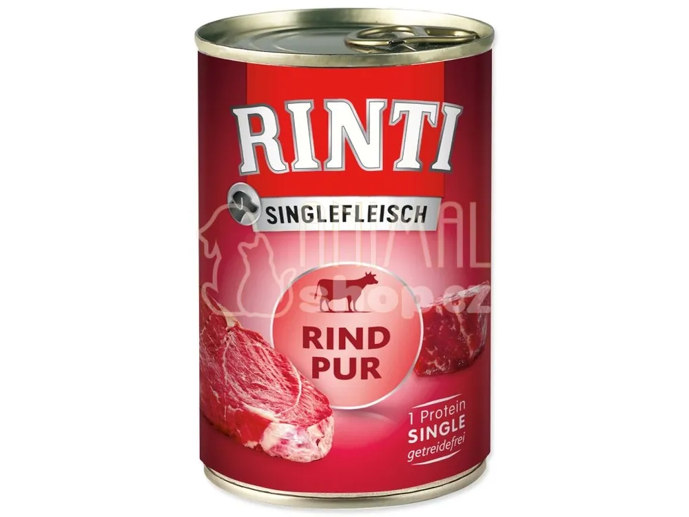 Časově Omezené Konzerva Rinti Sensible PUR Adult hovězí 400g