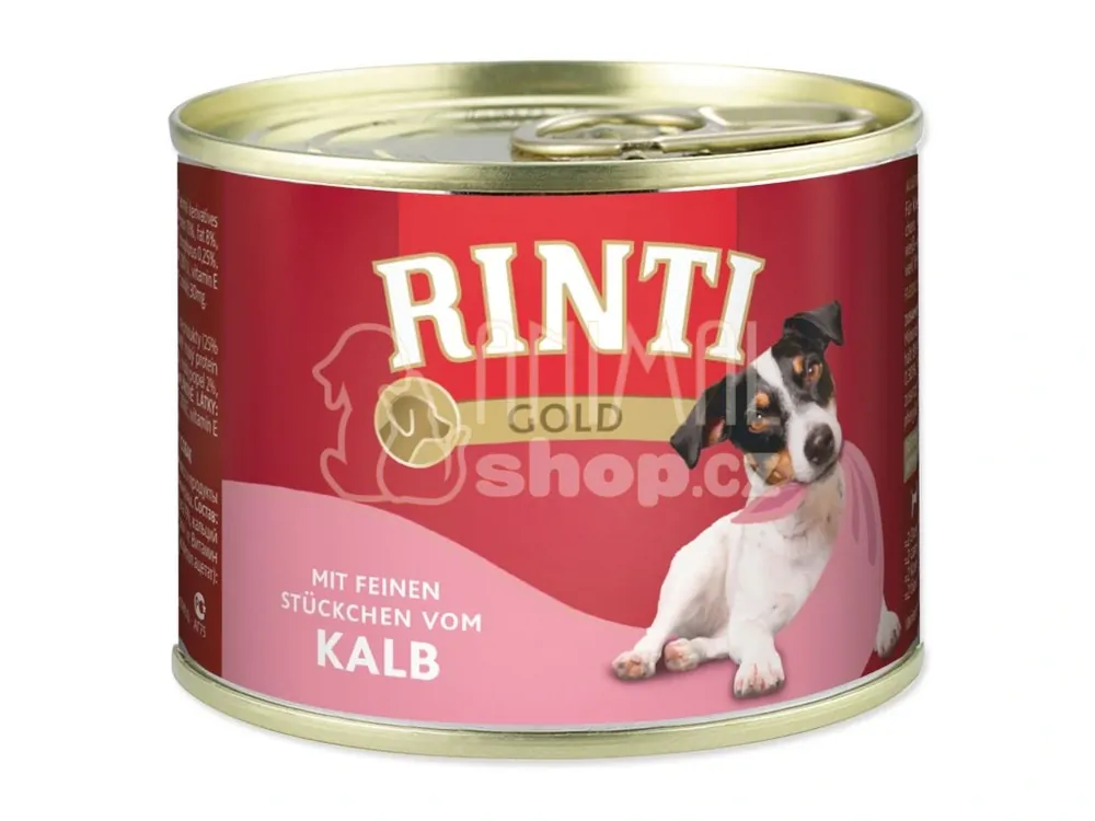 Poslední Šance Konzerva Rinti Gold Adult tele 185g