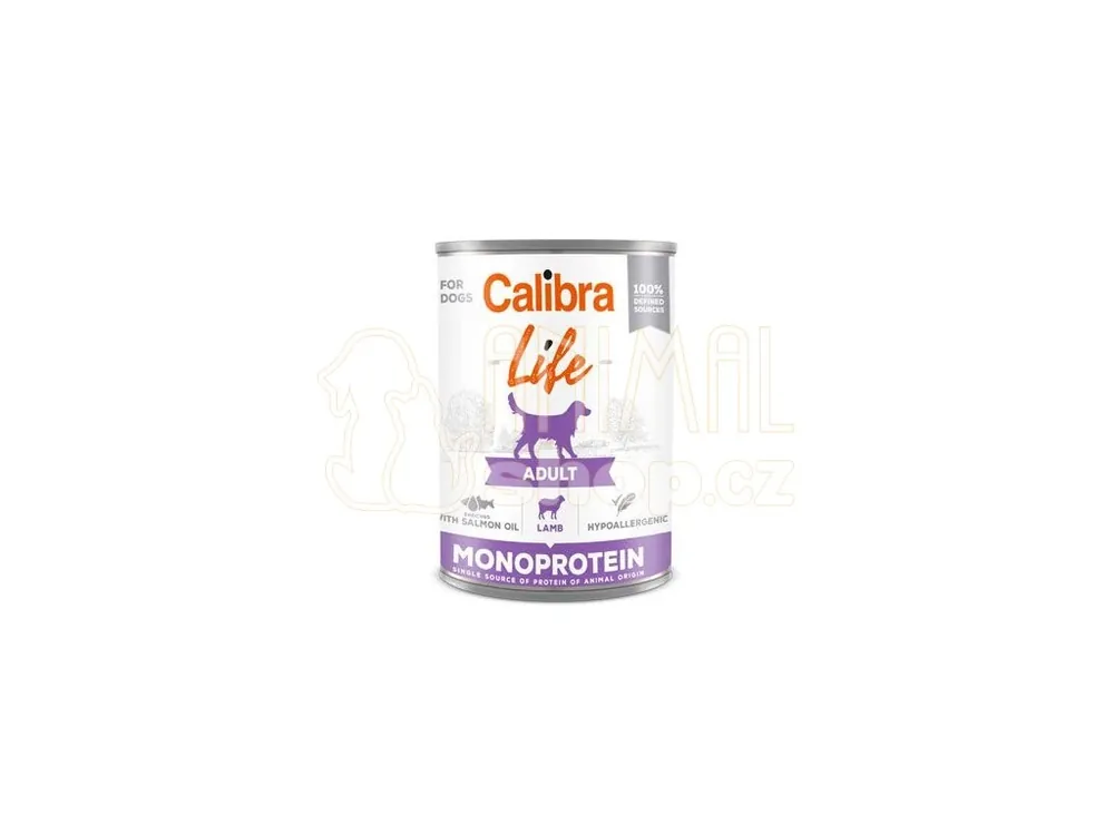 Calibra Dog Life konz.Adult Lamb 400g Nejlepší Cena