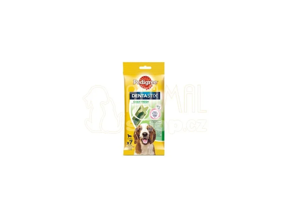 Pedigree poch.DentaStix Fresh Dental Medium 7ks/180g Vysoce Kvalitní