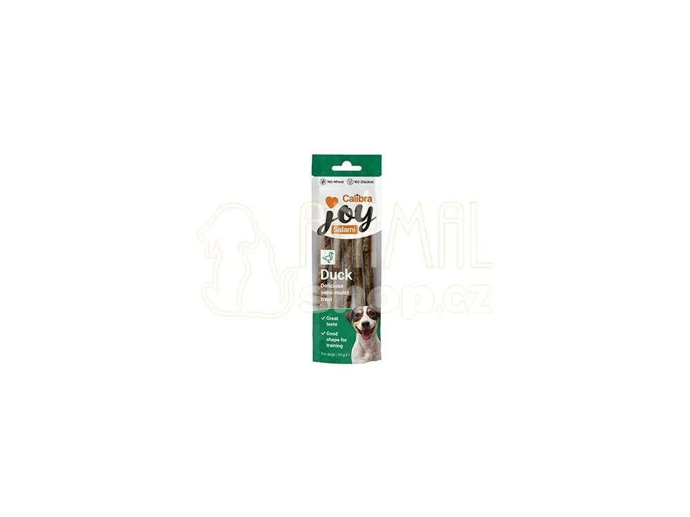 Nejprodávanější Calibra Joy Dog Salami Duck 30g