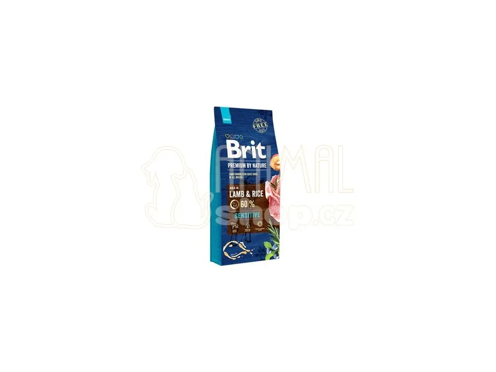 Brit Premium Dog by Nature Sensitive Lamb 15kg Pouze Dnes