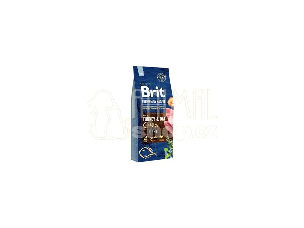 Nejprodávanější Brit Premium Dog by Nature Light 15kg