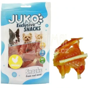Chicken Soft Mini Jerky with Calcium Bone JUKO Snacks 70 g Výhodná Nabídka