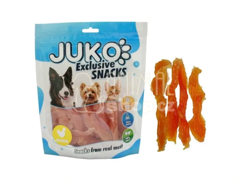 Chicken Soft Jerky made by hand JUKO Snacks 250 g Vrácení Zdarma