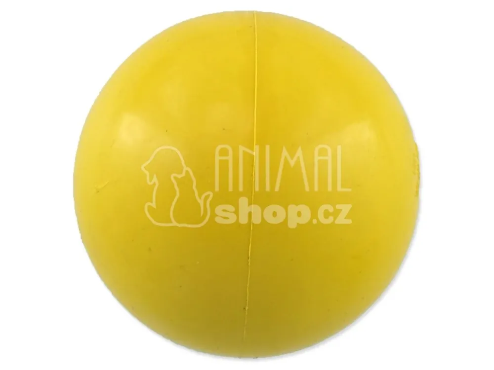 Hračka Dog Fantasy míček tvrdý žlutý 6cm Ověřený