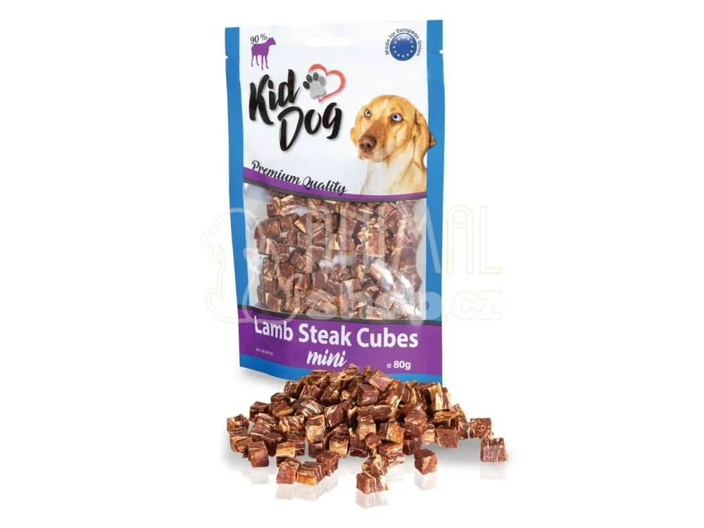KIDDOG mini kostičky z jehněčího masíčka 80 g Vrácení Zdarma