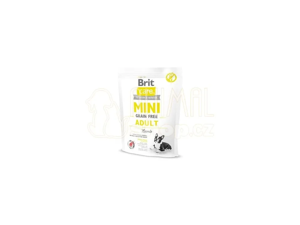 Novinka Brit Care Dog Mini Grain Free Adult Lamb 400g