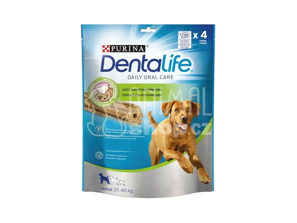Časově Omezené Purina DentaLife Large 142 g 25 - 40 kg 4tyčinky