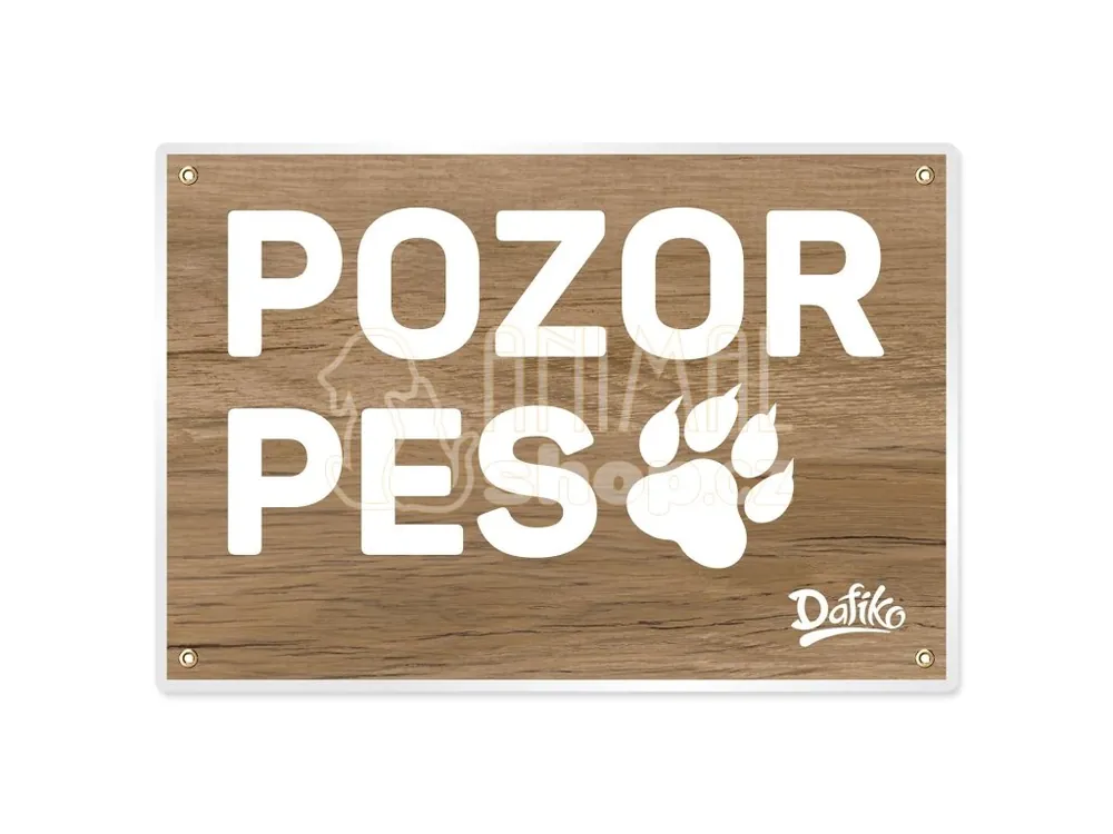 Jen Po Omezenou Doba Tabulka výstražná univerzální pozor pes