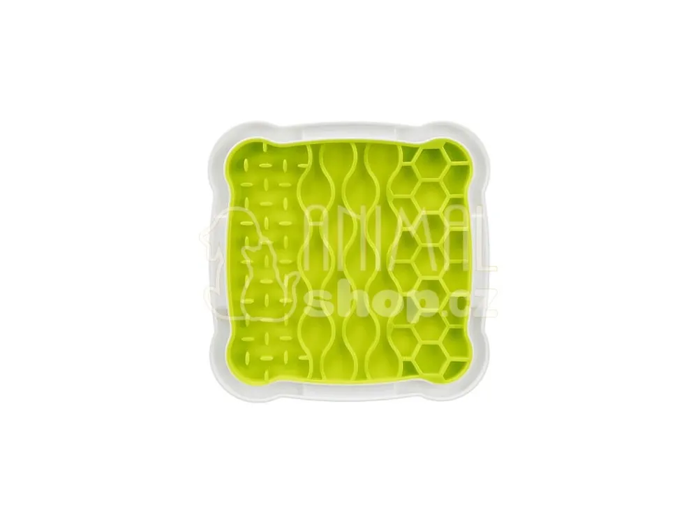 Levný Lick´n´Snack-podložka k pomalému krmení 20 x 20 cm , TPR/PP