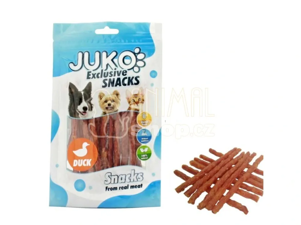 Zlevněný Duck & Sweet Potato Stick JUKO Snacks 70 g