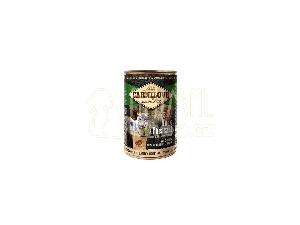 Koupit Online Carnilove Wild konz Meat Duck & Pheasant 400g
