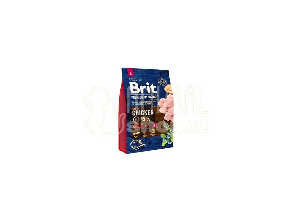 Brit Premium Dog by Nature Adult L 3kg Oblíbený