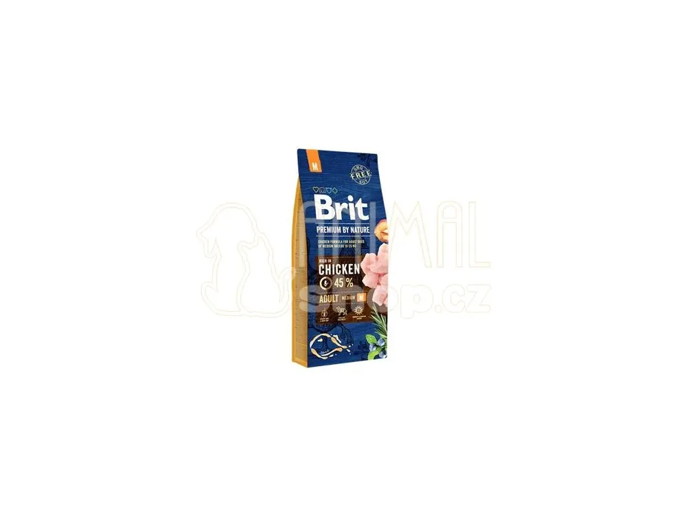 Brit Premium Dog by Nature Adult M 15kg Expresní Doručení
