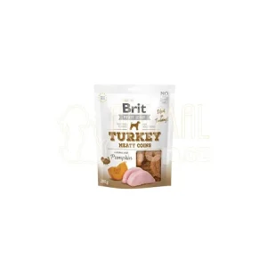 Zlevněný Brit Jerky Turkey Meaty Coins 200g