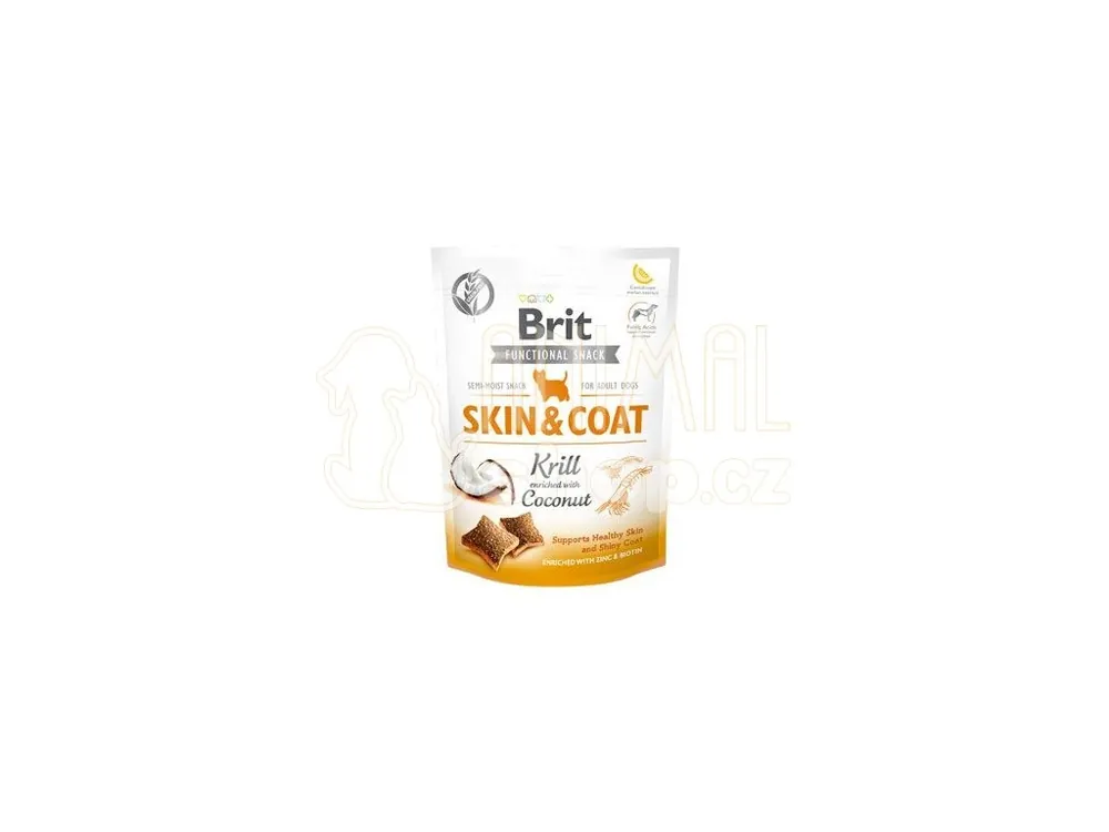 Aktuální Brit Care Dog Functional Snack Skin&Coat Krill 150g