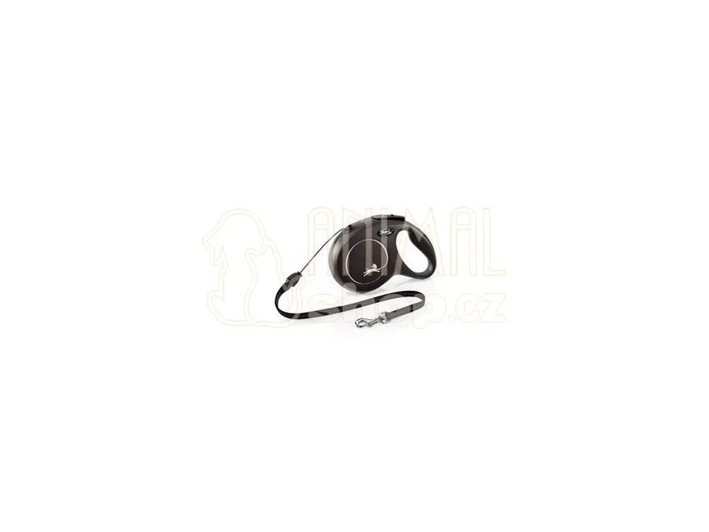 Aktuální Vodítko FLEXI Classic New M lanko 8m/20kg černá