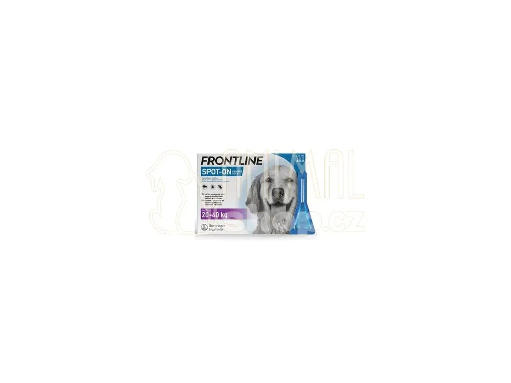 Frontline Spot-on pro psy L (20-40kg) 3x2,68ml Omezená Nabídka