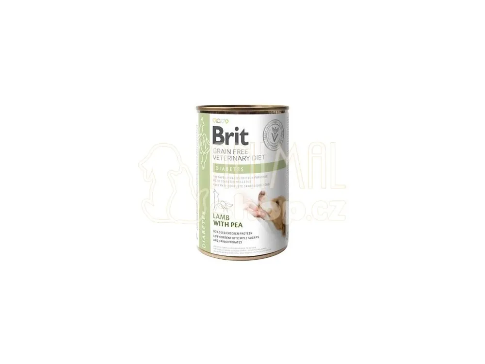 Cenový Hit Brit VD Dog GF konz Diabetes 400g