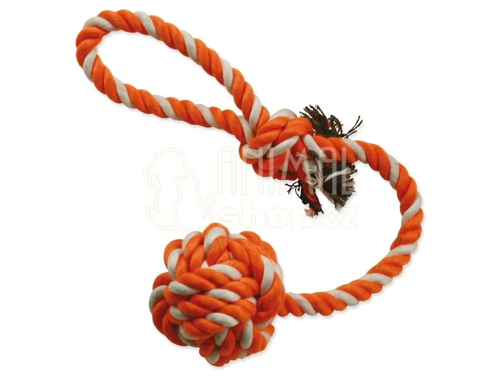 Hračka Dog Fantasy přetahovadlo házecí oranžovo-bílé 45cm Omezená Nabídka