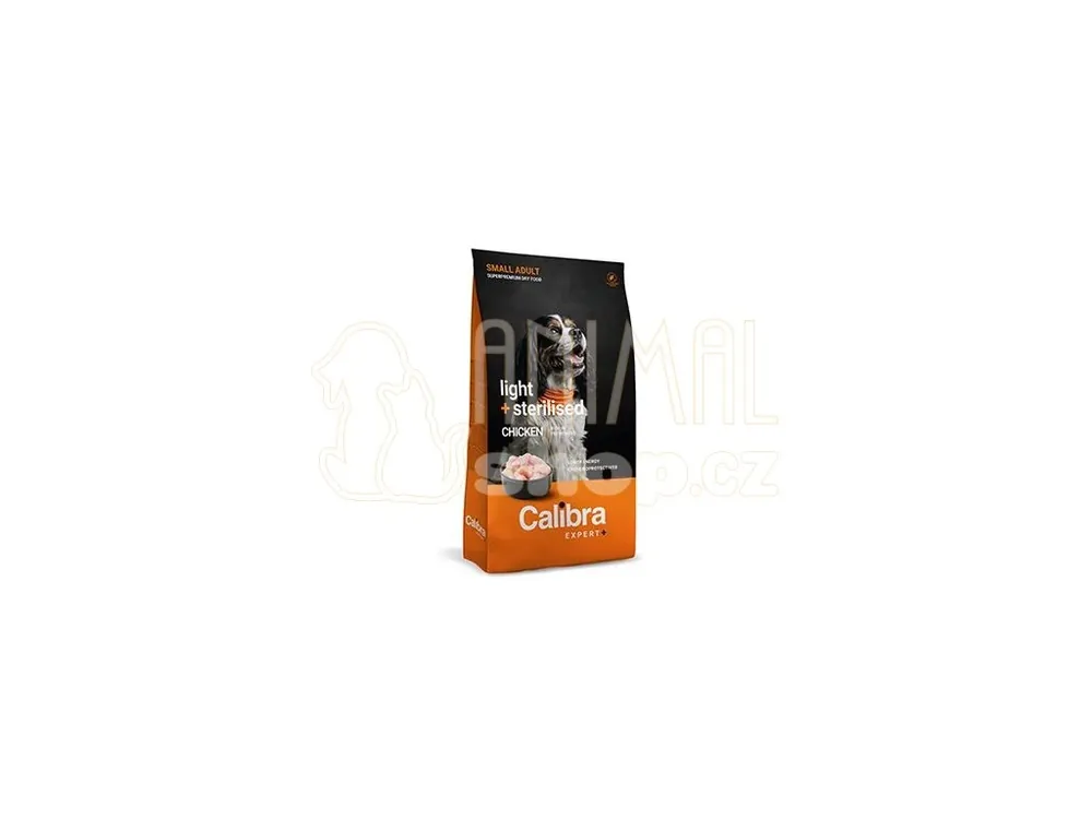 Calibra Dog EXPERT+ Adult Small Light&Steril Chick400g Dokud Zásoby Vydrží