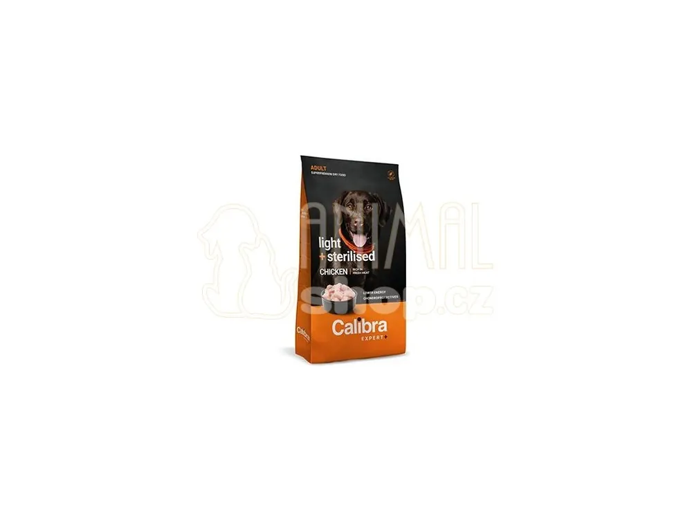Calibra Dog EXPERT+ Adult Light & Steril. Chicken 12kg Akce