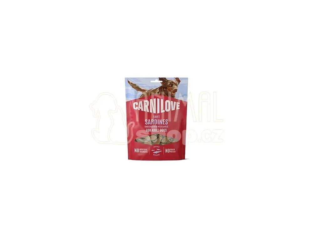 Carnilove Dog Soft Snack Sardines+Wild garlic 200g Časově Omezené