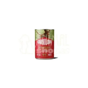 Carnilove Dog Can Paté Duck&Pheasant 400g Nová Kolekce