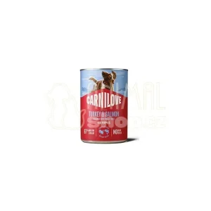 Aktuální Carnilove Dog Can Paté Turkey&Salmon Puppies 400g