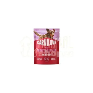 Carnilove Dog Pouch Paté Turkey&Buffalo+Rose 300g Akce
