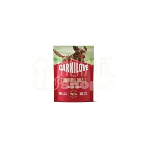 Carnilove Dog Pouch Paté Turkey&Quial+Carrot 300g Pouze Dnes