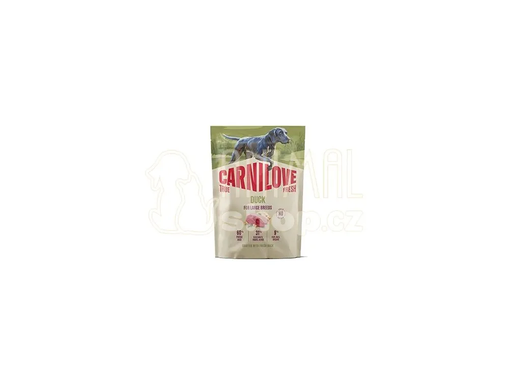 Carnilove Dog True Fresh Dry Duck Adult LB 1,5kg Dokud Zásoby Vydrží