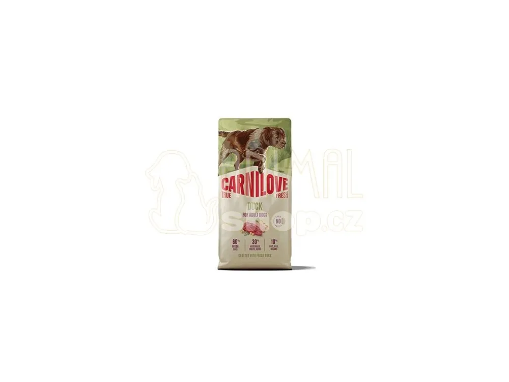 Rychlé Dodání Carnilove Dog True Fresh Dry Duck Adult AB 4kg
