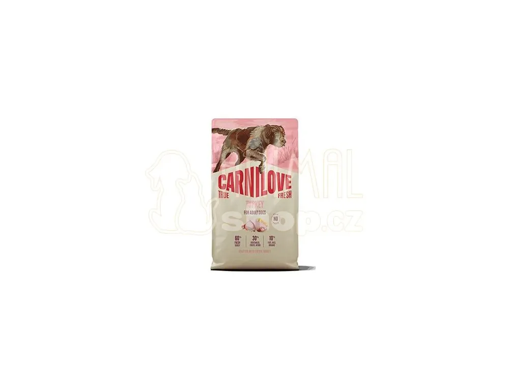 Carnilove Dog True Fresh Dry Turkey Adult AllBreed 4kg Pouze Dnes