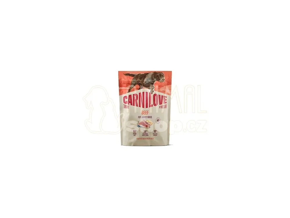 Carnilove Dog True Fresh Dry Beef Adult AllBreeds1,5kg Top Prodej