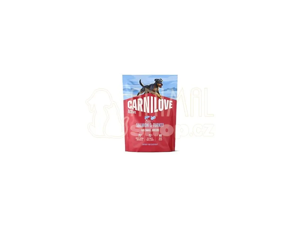 Nejlepší Cena Carnilove Dog Active Dry Salmon&Turkey Adult SB 1,5kg
