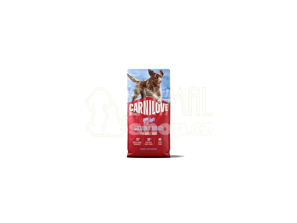 Pouze Dnes Carnilove Dog Active Dry Salmon&Turkey Adult AB 12kg