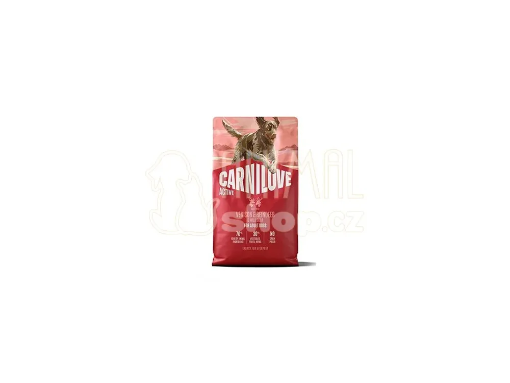 Nejlepší Cena Carnilove Dog Active Dry Venis&Rein&Wild AdultAB 4kg