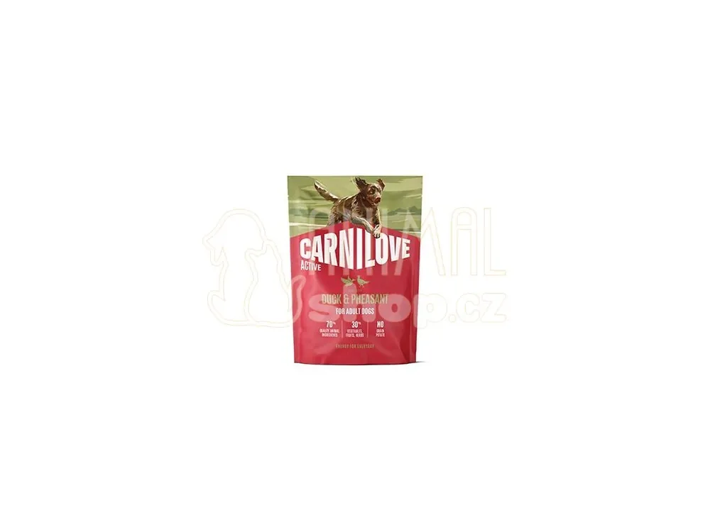 Vrácení Zdarma Carnilove Dog Active Dry Duck&Pheasant Adult AB 1,5kg
