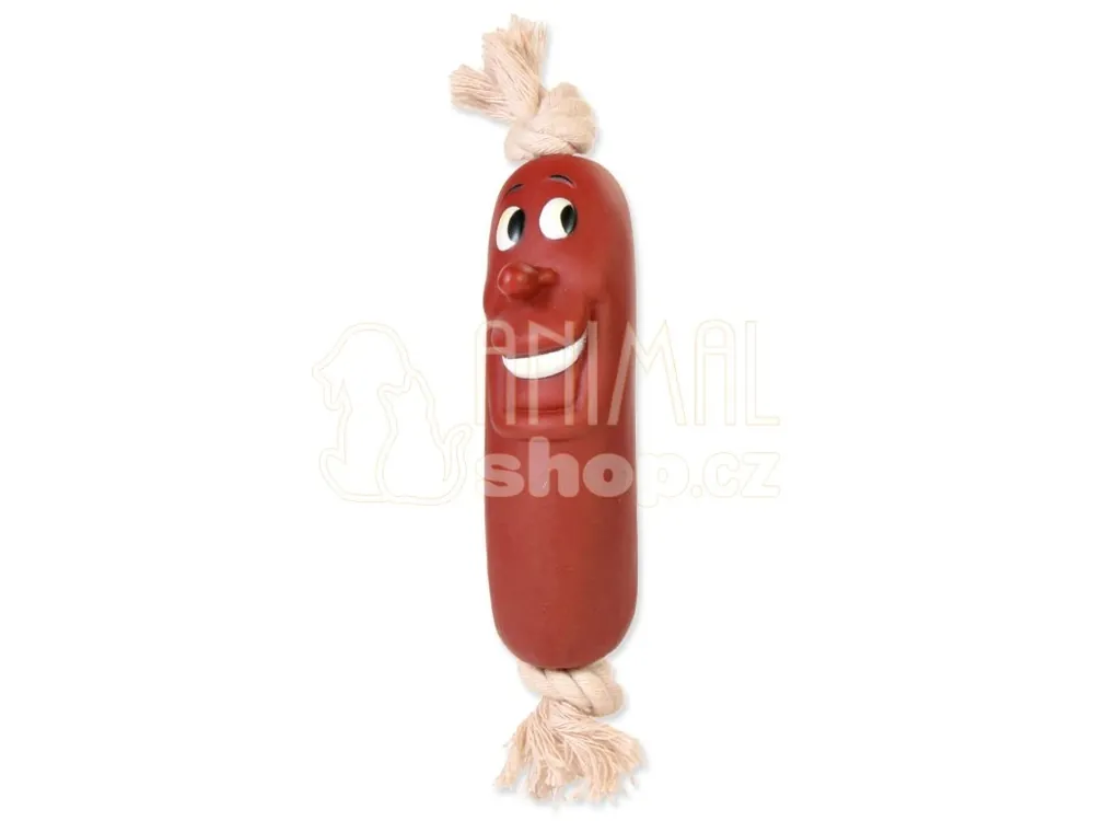 Hračka Trixie klobáska vinylová 11cm Dokud Zásoby Vydrží
