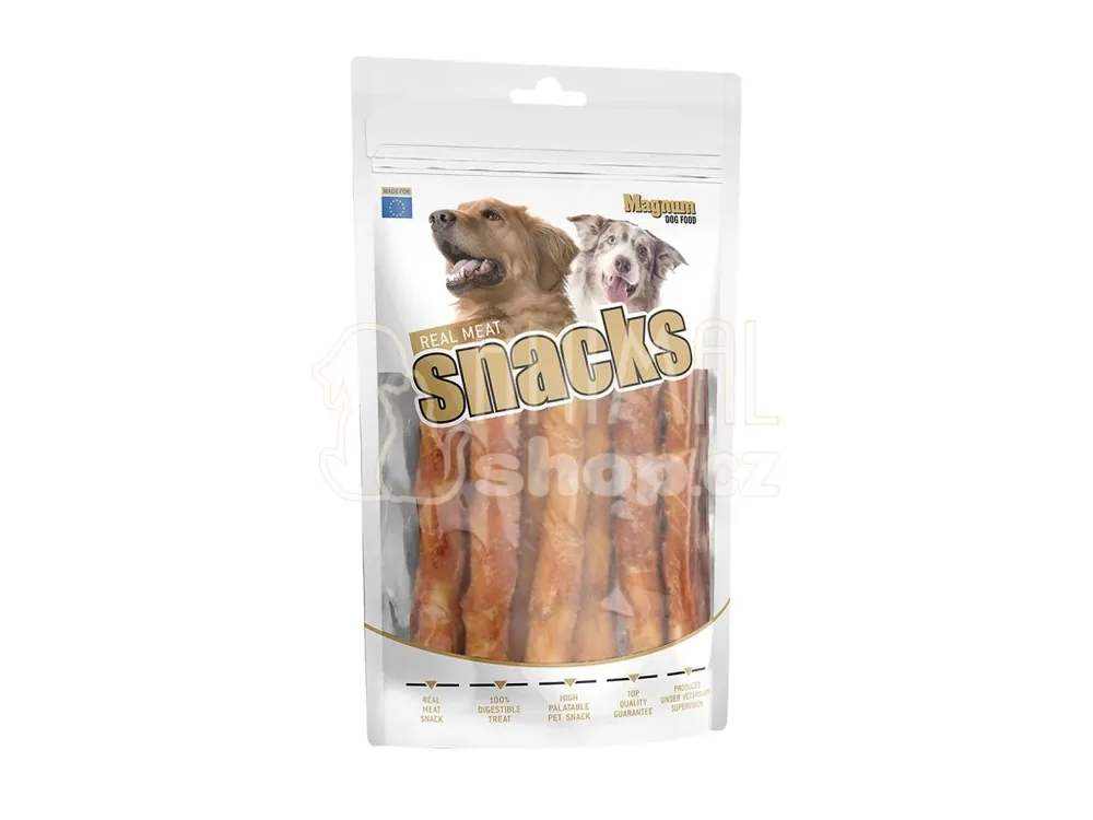 Časově Omezené Magnum Chicken roll on Rawhide stick 500g